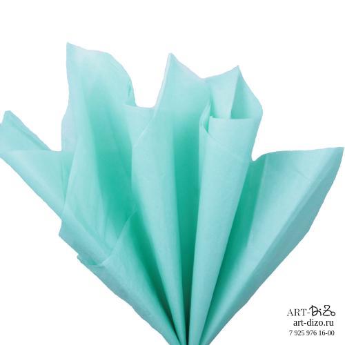 Тишью 76×50 см мятная, 100 листов